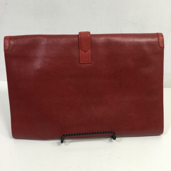 Hunting World Women's Leather Clutch Bag Red One Size - Picture 6 of 14